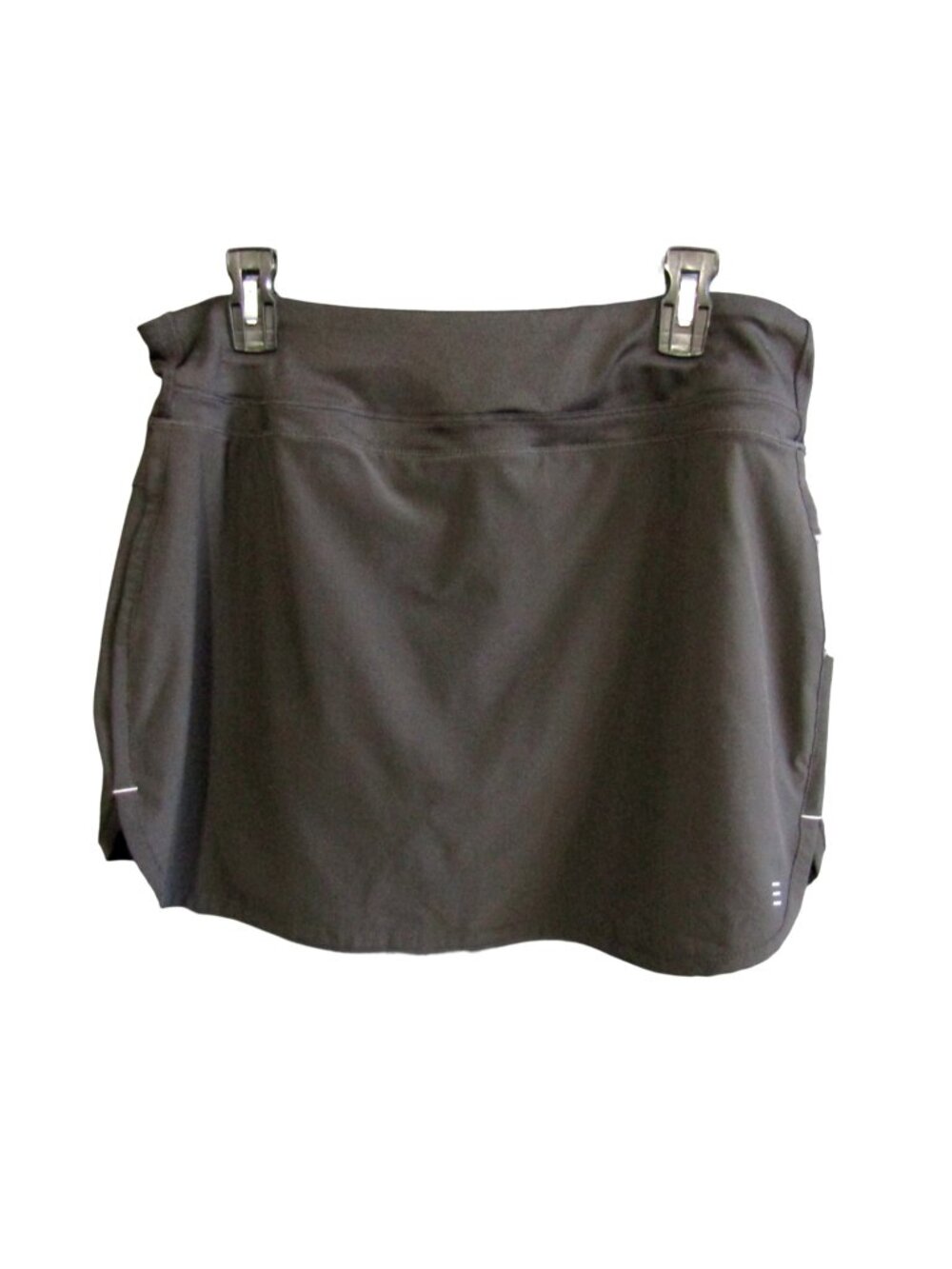 Free Fly Womens Large Black Athletic Skort Tennis Golf Pickleball Skirt Pockets